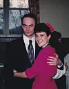 S tadašnjom djevojkom i budućom suprugom Michele, u New Hampshire 1995. Kaže da ga je osvojila ljepotom, dobrotom i pameću