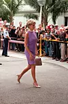 NOV1996 1996 - PRINCESS DIANA AT THE VICTOR CHANG CARDIAC RESEARCH INSTITUTE , SYDNEY, AUSTRALIA. (Photo by Patrick Riviere/Getty Images)