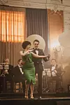 Lana u ulozi Mile s kolegom Živkom Anočićem koji igra Pericu Šafraneka