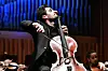 Zagreb, 220319. Deseti jubilarni Koncert za zivot Zagrebacke filharmonije u sjecanje na Anu Rukavinu i dirigenta Vjekoslava Suteja, uz ovogodisnjeg gosta violoncelista Luku Sulica. Na fotografiji: Luka Sulic. Foto: Boris Kovacev / CROPIX