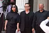 Bono Vox bio je počasni gost Sarajevo Film Festivala 2021. Na fotografiji sa suprugom Ali Hewson i direktorom Festivala Mirsadom Purivatrom