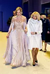 Kraljica se družila s Brigitte Macron