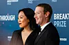 Supružnici Priscilla Chan i Mark Zuckerberg na dodjeli nagrada Breakthrough Prize u Mountain Viewu 2019.
