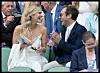July 12, 2019 - London, London, United Kingdom - Image licensed to i-Images Picture Agency. 12/07/2019. London, United Kingdom. Jude Law and wife Phillipa Coan in the Royal Box on day eleven of the Wimbledon Tennis Championships in London., Image: 457963527, License: Rights-managed, Restrictions: * China, France, Italy, Spain, Taiwan and UK Rights OUT *, Model Release: no, Credit line: Stephen Lock / Zuma Press / Profimedia