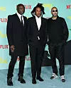 Pjevač Seal, Jay-Z i producent Swizz Beatz u Los Angelesu 2021.