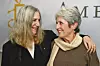 S američkom pjevačicom Joan Baez često je nastupala