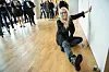 Na otvorenju svoje izložbe fotografija 'Eighteen Stations' u Stockholmu