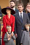 Beatrice Borromeo i Pierre Casiraghi sa sinovima Stefanom i Francescom