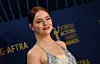 US actress Emma Stone arrives for the 30th Annual Screen Actors Guild awards at the Shrine Auditorium in Los Angeles, February 24, 2024. (Photo by Valerie Macon/AFP)