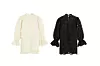 H&M rupičasta haljina pufastih rukava (78 eura)