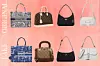 Christian Dior Book Tote vs. Guess Monique 4D Logo Shopper // Loius Vuitton Alma PM vs. Guess Cathleen Top Handle Dome Satchel // Prada Nyloon bag vs. Guess Little Bay Shoulder Bag // Prada Sidonie vs. Guess Asher