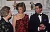 Bivša britanska premijerka s lady Dianom i princem Charlesom 1989. godine