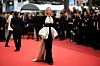 Australian actress Cate Blanchett arrives for the screening of the film 'Killers of the Flower Moon' during the 76th edition of the Cannes Film Festival in Cannes, southern France, on May 20, 2023. (Photo by Valery HACHE/AFP)