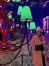 Vesna Pavletić pokraj jedne od svjetlosnih instalacija