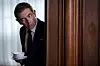 Editorial use only. No book cover usage. Mandatory Credit: Photo by Giles Keyte/Focus Features/Kobal/Shutterstock (9947561a) Rowan Atkinson as Johnny English ‘Johnny English Strikes Again‘ Film - 2018 After a cyber-attack reveals the identity of all of the active undercover agents in Britain, Johnny English is forced to come out of retirement to find the mastermind hacker.