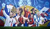 Hrvatski umjetnik Lonac napravio je mural posvećen britanskim sportskim ikonama
