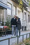 Petar Ćiritović i Iva Duduković u šetnji Tomašićevom i Martićevom ulicom.