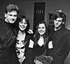 NEW YORK CITY - NOVEMBER 13: (L-R) Actor Colin Firth, acresses Meg Tilly and Fairuza Balk and actor Henry Thomas attending the premiere of