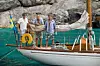 MAMMA MIA!, from left: Colin Firth, Stellan Skarsgard, Pierce Brosnan, 2008, © Universal/courtesy Everett Collection