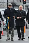 15 Jan 2017 - Manchester - UK ** STRICTLY NOT AVAILABLE FOR MAIL ONLINE AND ANY ONLINE SUBSCRIPTION DEALS UNLESS FEE AGREED PRIOR TO USAGE*** David Beckham along with his Father and son Romeo arrive at Old Trafford to watch manchester United play Liverpool, Image: 310863800, License: Rights-managed, Restrictions: PLEASE CREDIT AS PER BYLINE *UK CLIENTS - PLEASE PIXELATE CHILDS FACE BEFORE PUBLICATION**UK CLIENTS MUST CALL PRIOR TO TV OR ONLINE USAGE PLEASE TELEPHONE 44 208 344 2007**, Model Release: no, Credit line: CWSF2 / Backgrid UK / Profimedia