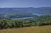 Pogled iz Vrha na jezero Butoniga.