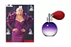 Christina Aguilera (gore) lansirala je Cherry Noir sa slatkim notama šljive, trešnjina cvijeta i smeđeg šećera (EdP 30 ml, 209,90 kn/27,86 €)