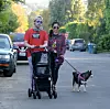 Macaulay Culkin i djevojka Brenda Song u šetnji s psom i mačkom.