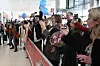 Filmofili i prijatelji koji su dočekali ekipu na aerodromu