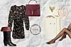 Čizme Chanel/ Haljina Ganni/ Torba Saint Laurent/ Kaput Max Mara/ Naušnice Jacquie Aiche/ Najlonke Calzedonia