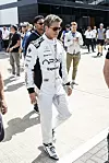 Američki glumac Brad Pitt na snimanju sportskoakcijskog filma ‘F1‘