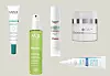 Uriage Hyseac SOS gel s glikolnom i salicilnom kiselinom (17,75 eura)/SVR Sebiaclear sprej za smirenje prištića na tijelu (21,94 eura)/Eucerin DermoPure serum (25,70 eura)/ENVIRON Focus Care Clarity umirujuća maska s uljem čajevca (40 eura)/Ducray Keracnyl krema (20,35 eura)