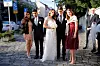 Zagreb, 081016. Vjencanje nogometasa Ognjena Vukojevica i bivse Miss Hrvatske Andreje Cupor u crkvi Svetog Ivana Krstitelja. Na fotografiji: Eduardo Da Silva, Andreja Cupor, Ognjen Vukojevic. Foto: Marko Todorov / CROPIX