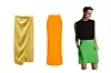 Suknja na preklop Zara (129,90 kn)/ duga suknja Jacquemus; Mytheresa (1613 kn)/ mini suknja COS (69 eura)