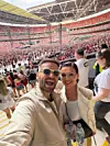 Nina s prijateljem Mirzom Mustafagićem, bosanskim influencerom s kojim je bila na koncertu