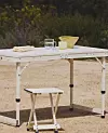 Sklopivi stolac za plažu i stol za plažu (komplet od tri komada) - prije 219 eura, sada 129 eura