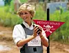 Princess Diana Holding A Defused Mine She Was Given In Huambo Angola. Diana Princess Of Wales Holding A Defused Mine She Was Given In Huambo Angola.,Image: 473648873, License: Rights-managed, Restrictions: , Model Release: no, Credit line: Mike Forster/Daily Mail / Shutterstock Editorial / Profimedia