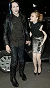 Marilyn Manson i Evan Rachel Wood na Toronto Film Festivalu 2007.