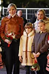 Princeza Charlene, princ Jacques i princeza Gabriella na otvorenju Božićnog sajma u Monaku