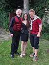 Zlatka Ožbolt, Klara Fiolić i redatelj Ivan Goran Vitez na Opatovini