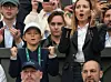 Jelena sa sinom Stefanom na tribinama Australia Opena