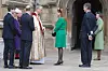 Sarah Ferguson, princeza Anne, vojvoda i vojvotkinja od Edinburgha, prije mise