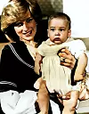 Princeza Diana sa starijim sinom Williamom.
