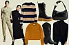 Dugi kombinezon Les Coyotes De Paris; The Frankie Shop (sada 278 eura)/ duga rebrasta haljina Rodebjer; The Frankie Shop (sada 294 kn)/ pulover na pruge Massimo Dutti (25% 329 kn)/ pulover s uzorkom Victoria Beckham; Net-a-Porter (60% 1773 kn)/ čizme na vezanje Mango (50% 349,90 kn)/ kaubojske čizme Reserved (sada 259,90 kn)/ torba od umjetne kože Reserved (sada 179,90 kn)/ sako Uterque (41% 990 kn)