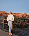 Petra Kurtela u Nacionalnom parku Arches.
