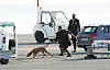Nice, FRANCE - Princess Charlene na aerodromu u Nici kada se vratila iz Južne Afrike.