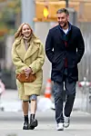 12/16/2019 EXCLUSIVE: Jennifer Lawrence and Cooke Maroney head to the MET Museum in New York City. The 29 year old actress wore an oversized yellow Burberry 'Willingstone' teddy coat, checkered dress, The Row black leather ankle boots, and carried a Khaite 'Aimee Clutch' in caramel suede., Image: 488609182, License: Rights-managed, Restrictions: Exclusive NO usage without agreed price and terms. Please contact sales@theimagedirect.com, Model Release: no, Credit line: TheImageDirect.com / The Image Direct / Profimedia