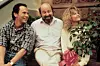 Redatelj Rob Reiner s Billyjem Crystalom i Meg Ryan na setu filma 'Kad je Harry sreo Sally'