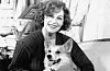 Ava Gardner u svojem domu s voljenim korgijem 1986. godine
