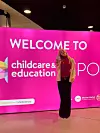 Bila je predavačica na sajmu UK Childcare Expo u areni Coventry Building Society
