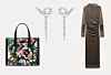 Torba, 450 €, Kate Spade/ Naušnice, 145 €, Swarovski/ Haljina, 9,99 €, Zara